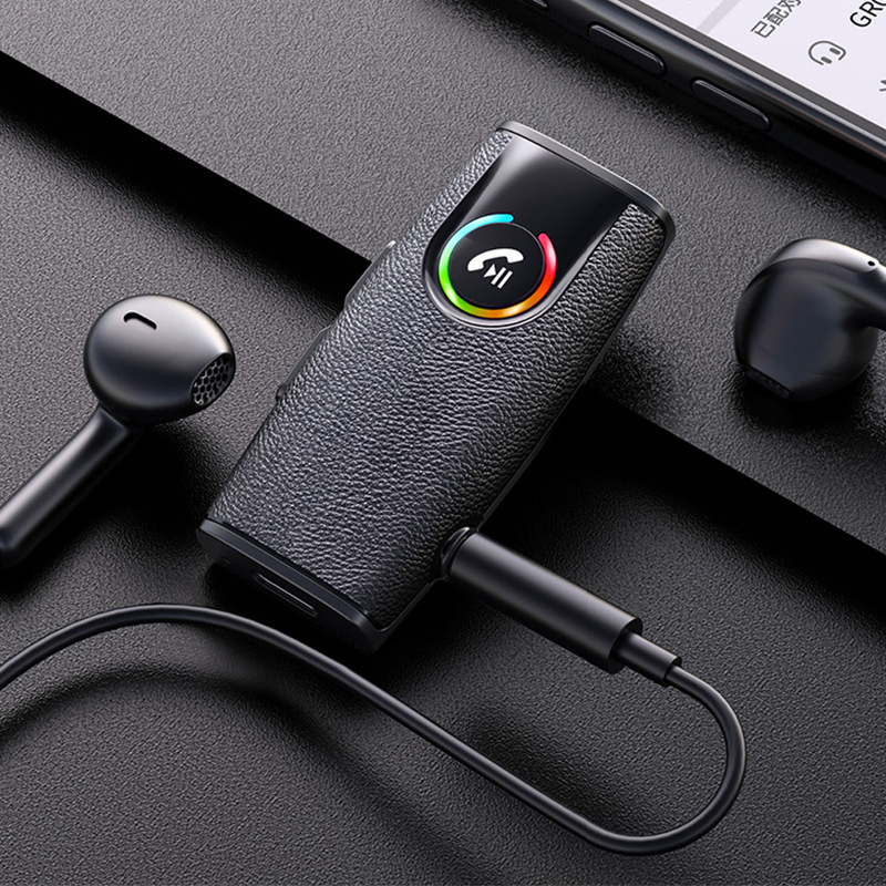 VAORLO Bộ Thu Bluetooth 5.3 GR03 Bộ Chuyển Đổi Âm Thanh Không Dây Hiển Thị Nguồn Bộ Thu AUX 3.5Mm Hỗ Trợ Thẻ TF Cho Loa Bộ Khuếch Đại Xe Hơi