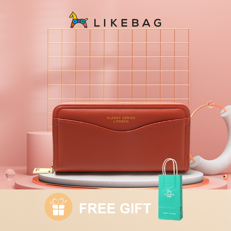 Ví Đựng Thẻ Dài Bằng Da PU Mềm Cho Nữ LIKEBAG