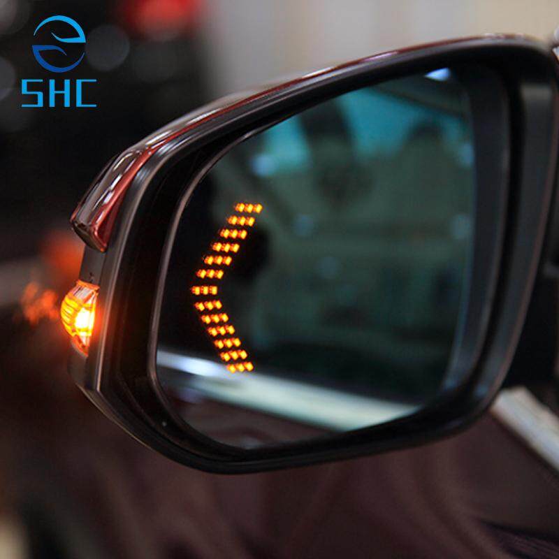 SHC Tonewan 2 Pcs/lot 14 SMD LED Panel Panah untuk Tampilan Belakang Mobil Indikator Cermin Sinyal Giliran Lampu Mobil LED Kaca Spion Lampu-Merah