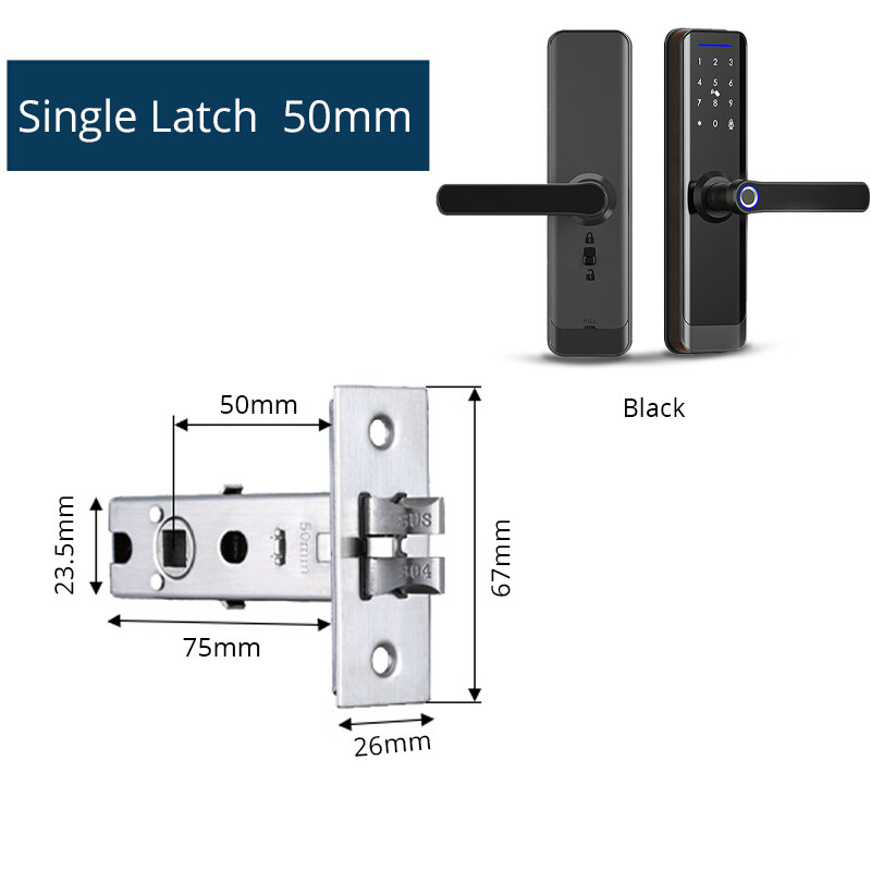 Zemismart Tuya Wifi Intelligent Digital Lock Smart Doorbell Door Handle ...