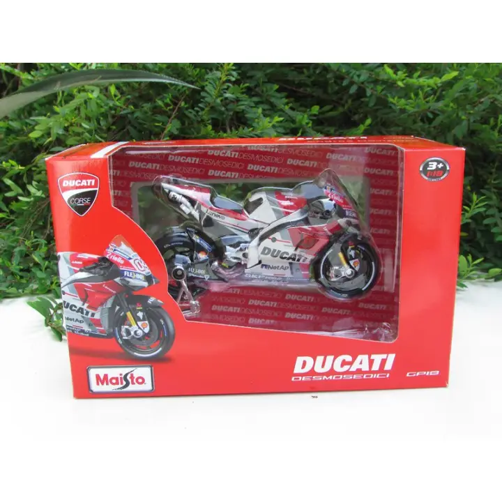 Maisto 1 18 Motogp 2018 Ducati Desmosedici 04 Andrea Dovizioso Diecast Motorcycle Toys For Boys Lazada