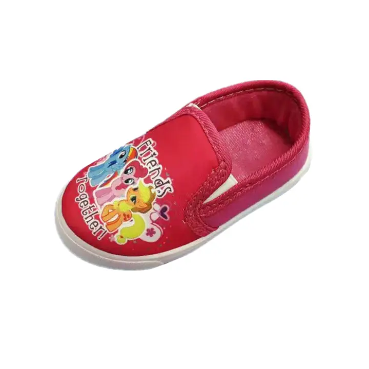kids canvas slip ons