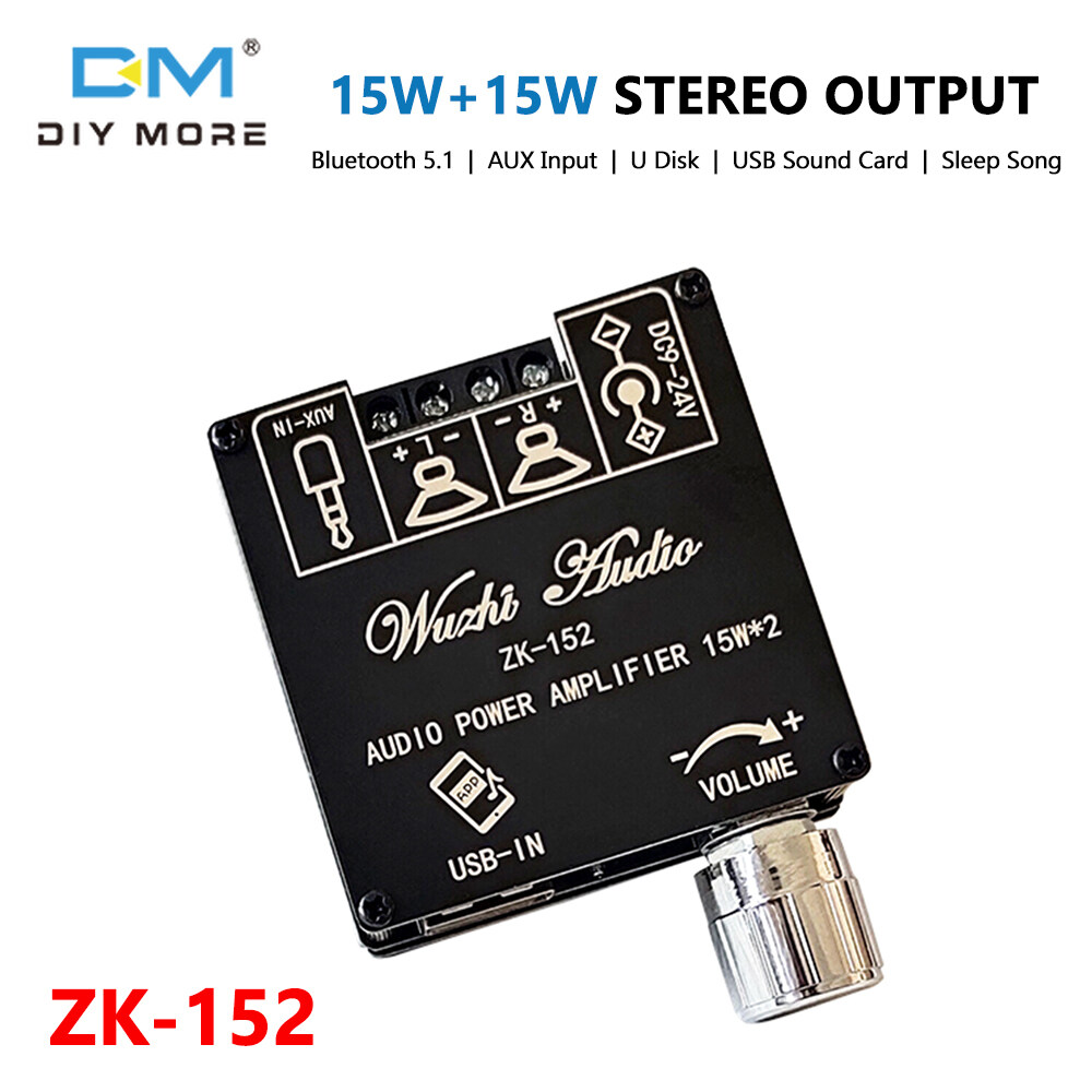 diymore ZK152 152T 5.1 Bluetooth Audio Digital Power Amplifier Board