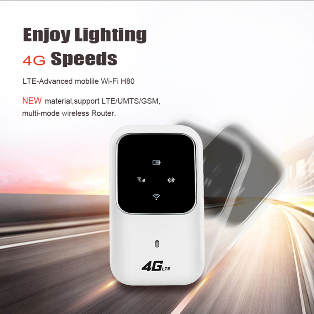 4G LTE Mobile Broadband Wireless Router Hotspot SIM Unlocked WiFi Modem 100Mbps