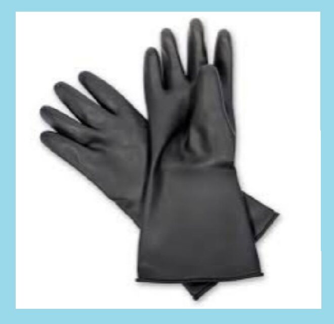 Black Diy Rubber Hand Glove Sarung Tangan Getah Industrial Multipurpose Rubber Hand Gloves Ready Stock Lazada