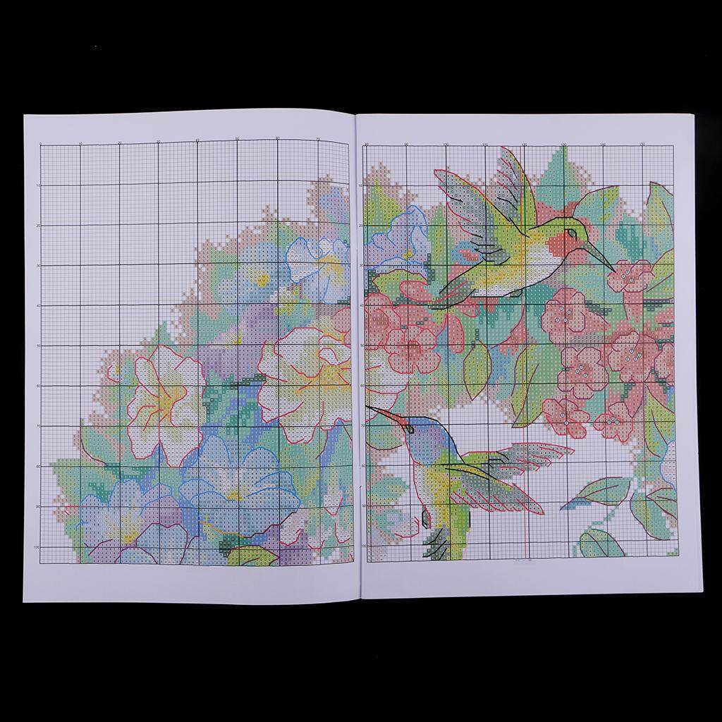 The Arts of Hummingbird Stamped Cross Stitch Kit DIY Needlework 14CT 51x50cm