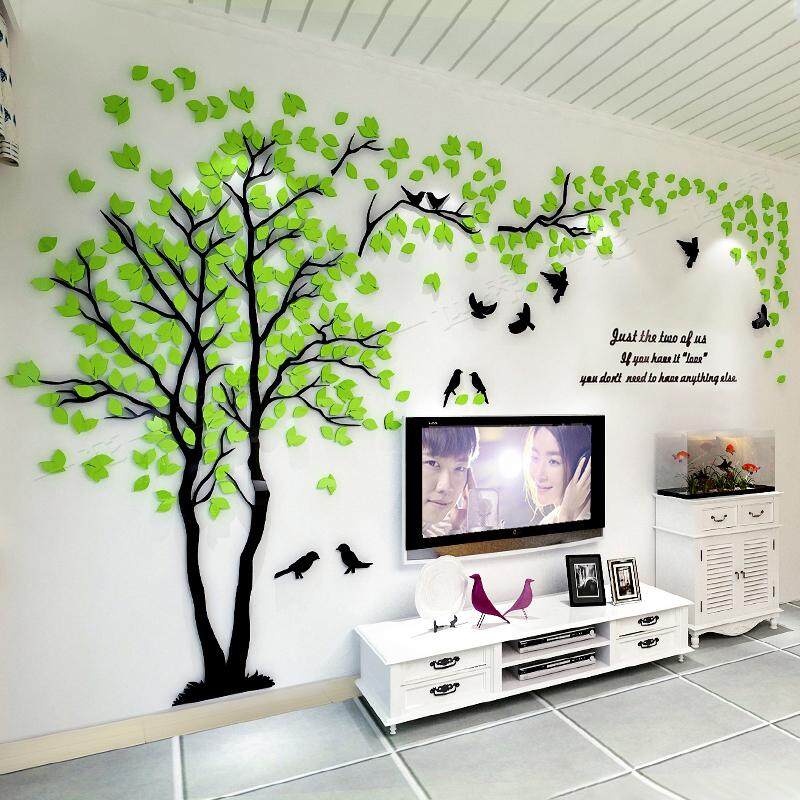 200*100 CM Cặp Đôi Cây Gương Dán Tường Pegatinas Paredes Decoracion DIY 3D Acrylic Autocollant Bức Tranh Tường Dán Muraux Sống phòng Decal