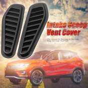 1 Pair Universal Car Decorative Air Flow Intake Scoop Vent Cover Hood Fender