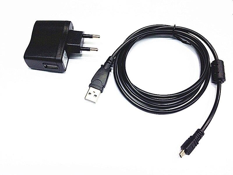 Usb ac/dc power adapter camera battery charger + pc cord for nikon_ coolpix s6000