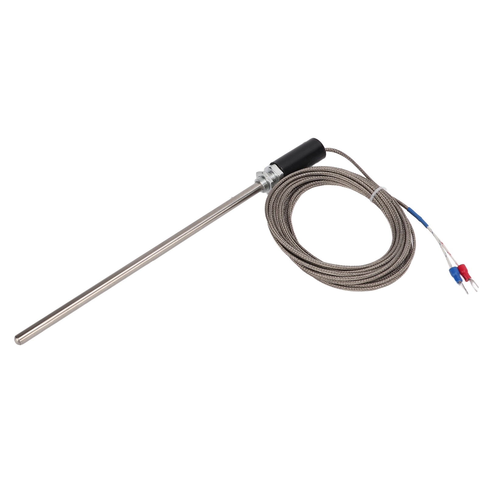 M12 Probe Type Thermocouple K Type Stainless Steel Temperature Sensor Temperature Probe 5M