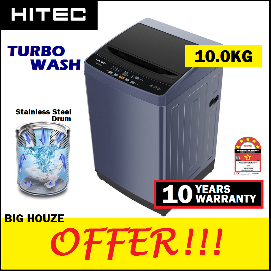 Toshiba 10kg AWH1100GM Top Load Full Auto Washing Machine TUB CLEAN