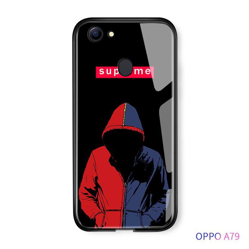 Hontinga untuk OPPO A71 A79 A83 Case Busana Agung Kartu Casing Kover Glossy Ponsel Kaca Tempa Case S
