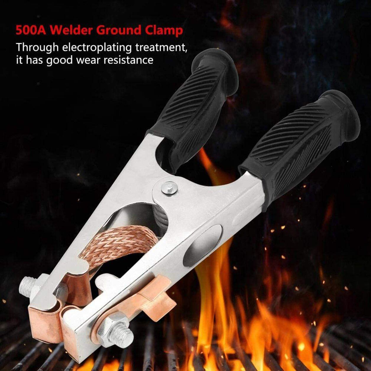 [Sale Price] 500A Ground Clamp Arc Welding Ground Clamp Electroplated Welding Earth Clamp