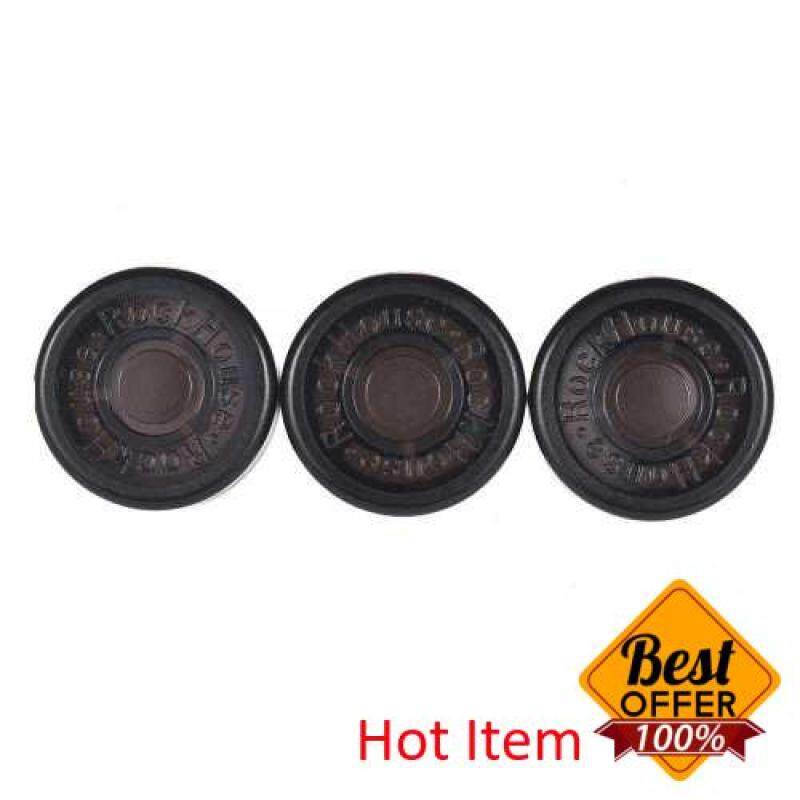 3pcs Footswitch Topper Protector ABS Bumpers for Guitar Effect Pedal Black () Malaysia