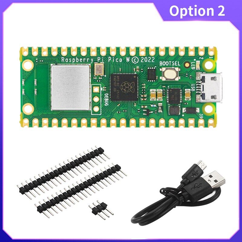 Raspberry Pi Pico W Wireless Wifi Module Dual-Core ARM Cortex MO+ ...