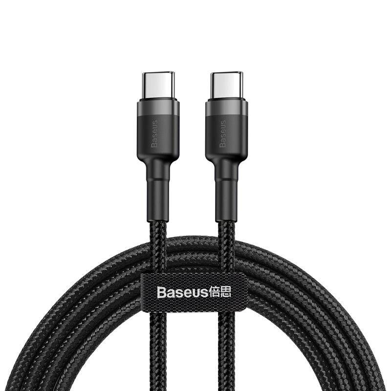 Cáp Chuyển Đổi Baseus Chuyển Từ Cổng USB Type C Sang Type C Cổng Sạc Nhanh 4.0 Độ Cho Redmi Note 7 Pro Cáp USB-C Cho Samsung S8 S9