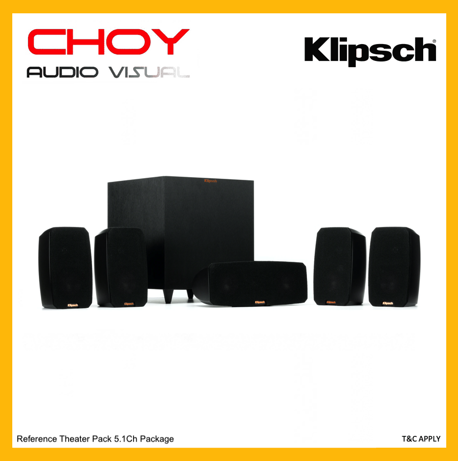 Klipsch Reference Theater Pack 5.1ch Surround Sound System