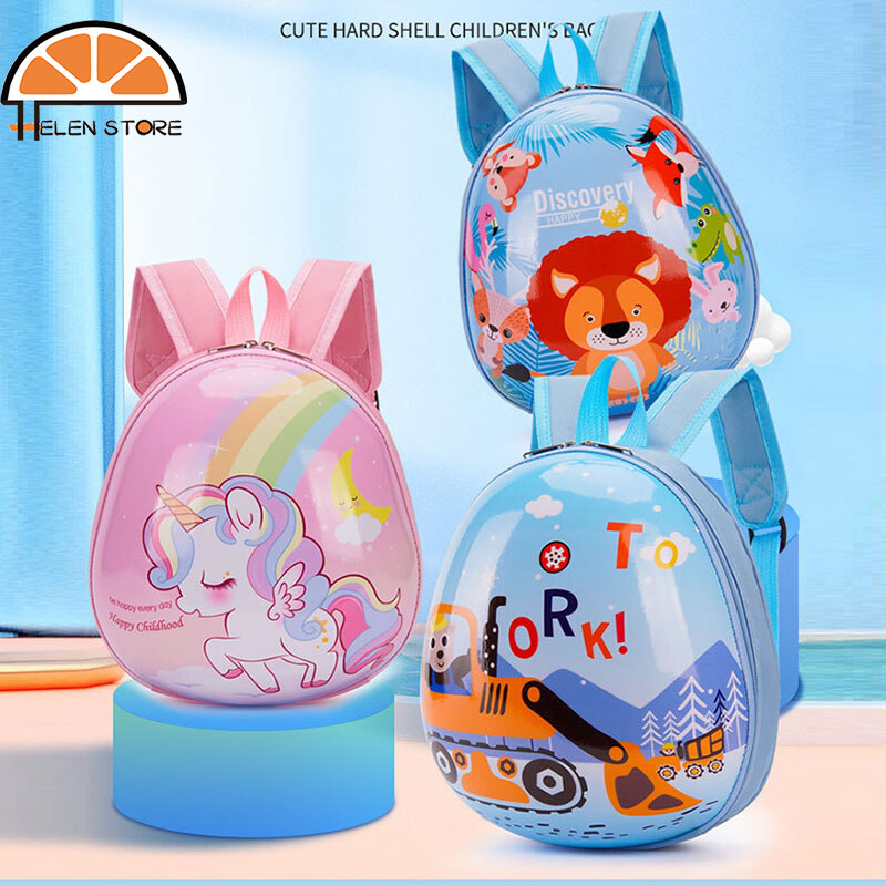 HS Kindergarten Cartoon Backpack Unicorn Backpack Fashion Kids Backpack