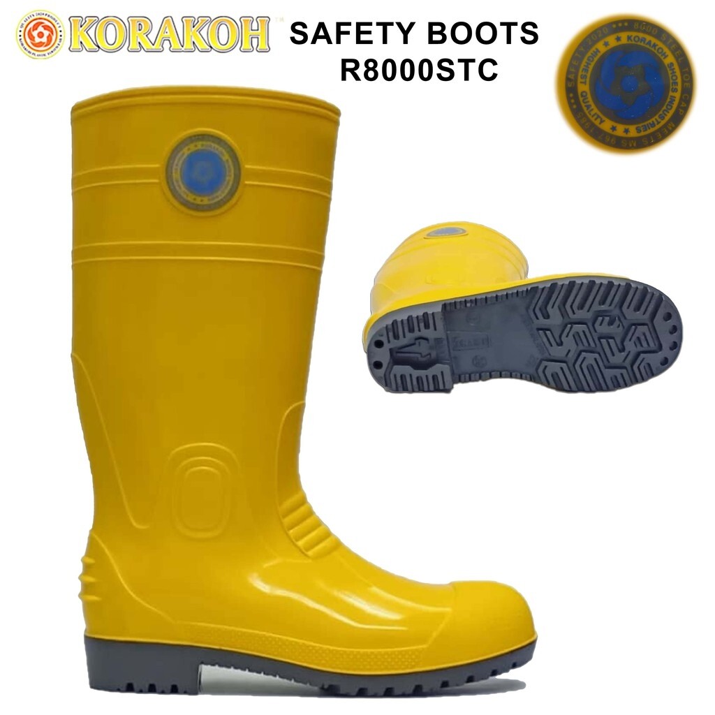 KORAKOH SAFETY WATER BOOT STEEL TOE CAP R 8000STC Lazada KORAKOH SAFETY WATER BOOT STEEL TOE CAP R 8000STC Lazada