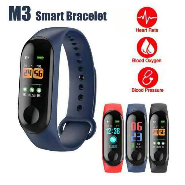 M3 Smart Watch Bracelet Band Fitness Tracker Messages Reminder Color Screen  Waterproof Sport Wristband For Men Women - Wristbands - AliExpress