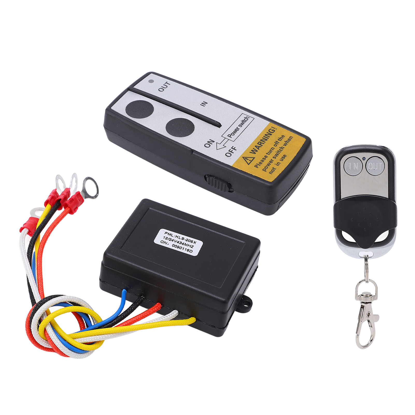Tời Không Dây Điều Khiển Từ Xa Bộ Thu Từ Xa DC12V 24V Với Chìa Khóa Cho Cửa Nhà Để Xe Thuyền