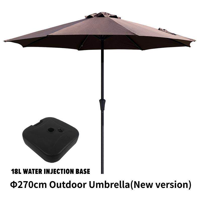EHOME 9FT Garden Umbrella Outdoor Beach Umbrella Sun Shade 8Rib Garden