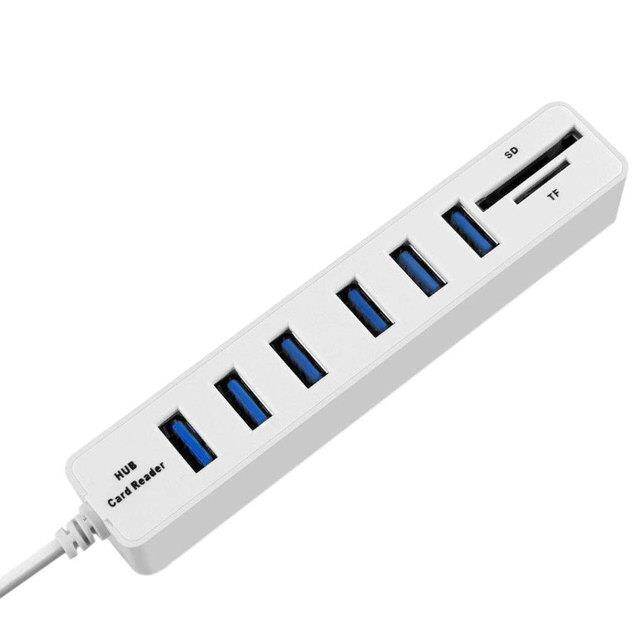 Usb hub 3/6 port expander adapter usb 3.0 hub multi usb splitter 2.0 hab 3 hub 3.0 multiple for pc computer accessories