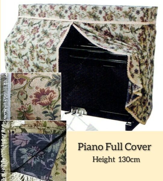 Piano Full Cover Floral design height 130cm Malaysia