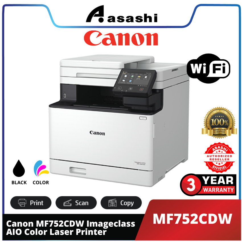 Color Laser Printer With Duplex Scanning Canon MF752CDW Imageclass AIO Color Laser Printer (Duplex Print,Scan