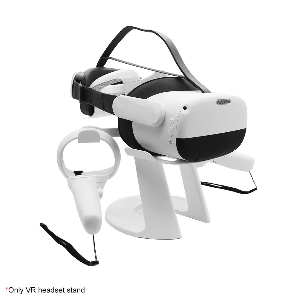 Office VR แท่นหูฟังที่ถอดออกได้มัลติฟังก์ชัน,อุปกรณ์เสริมสำหรับติดตั้งง่ายใช้ในบ้านทนทานตัวควบคุมแบบสัมผัสมีความเสถียรสำหรับ Oculus Que2