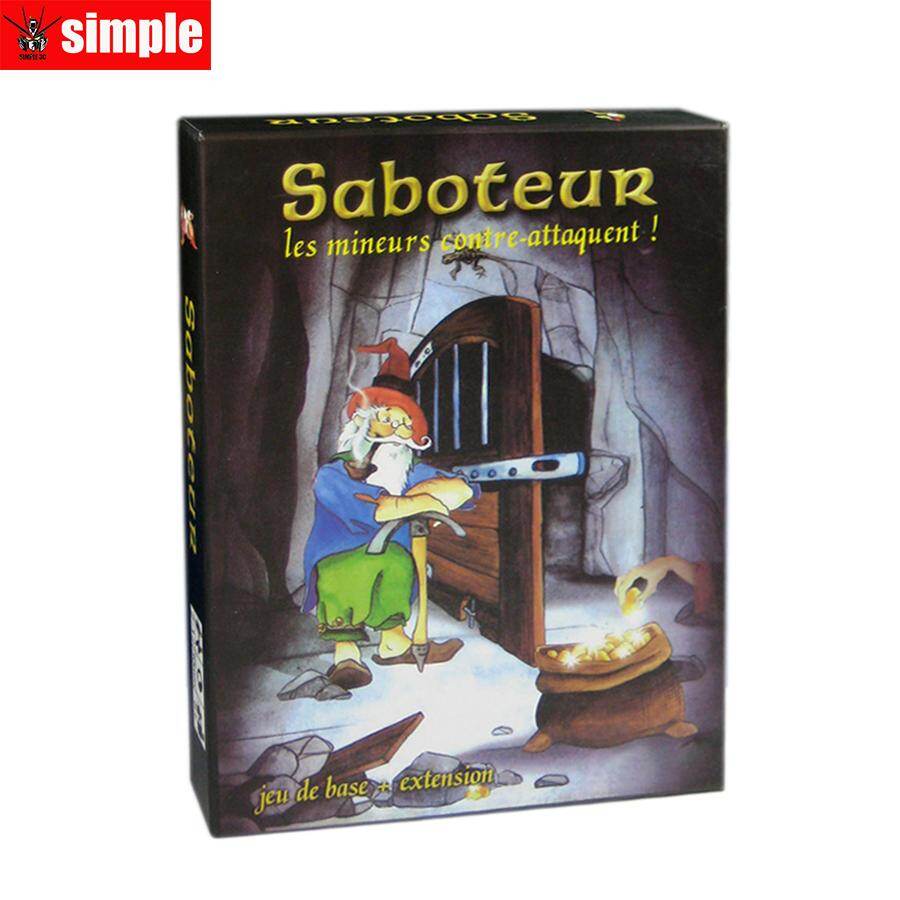Saboteur Board Game 1+2 Version/Saboteur1 Version Jeu De Funny Board Game With English Instructions Family Board Game