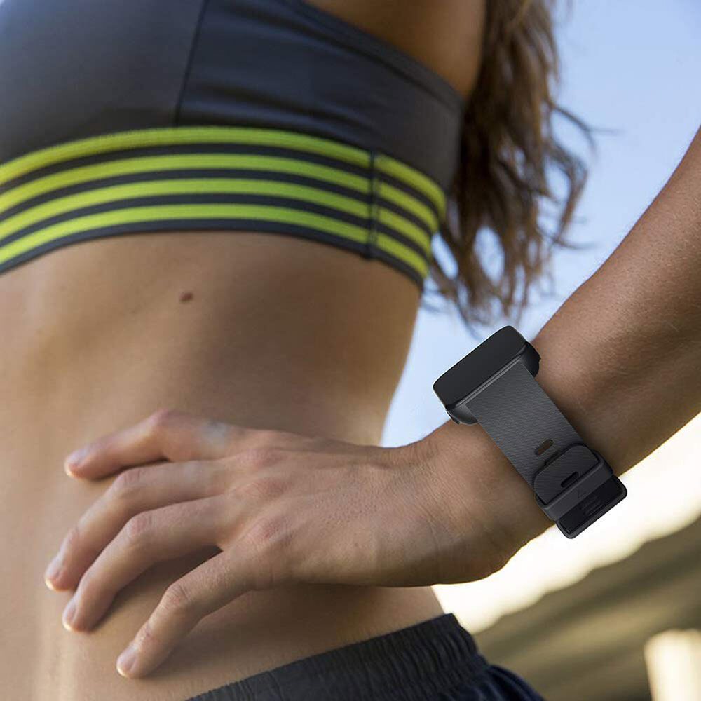 Cho Garmin Forerunner 35 Dây Đeo, Silicon Mềm Vòng Thay Thế Với Khóa Kim Loại Cho Tiền Thân 35 Đồng Hồ Thông Minh