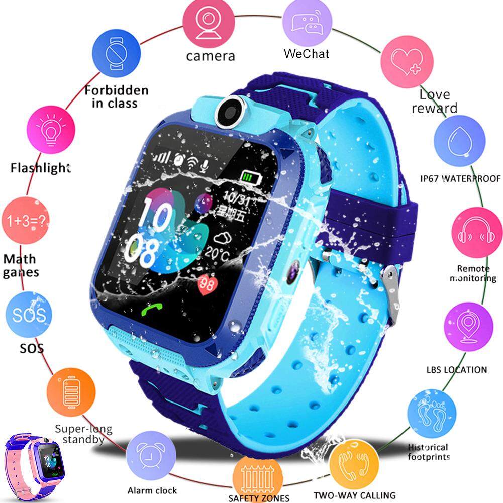 Betrare Q12B Anak Smartwatch Tahan Air Kamera Jarak Jauh Panggilan Anti-Kehilangan Jam Tangan Pintar Jam Tangan untuk Anak Laki-laki Anak Perempuan Jam Tangan Telefon Kanak-kanak kanak-kanak Perempuan Lelaki Murah