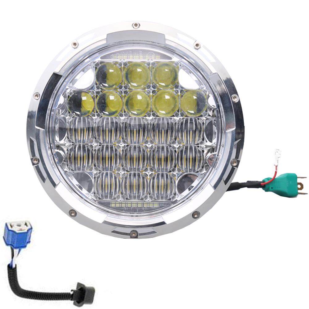 75 W 5D Lensa Lampu LED 7 Inch untuk JEEP Wrangler untuk Harley Motor