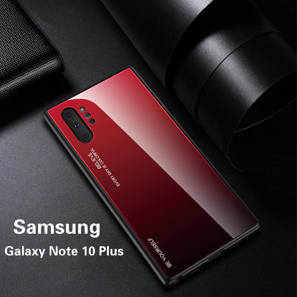 Ốp Cho Samsung Galaxy Note 10 Plus Ốp Lưng Điện Thoại Bằng Kính Cường Lực Tốt Ốp Cho Samsung Galaxy Note 10 Plus Ốp Kính Mát Thời Trang