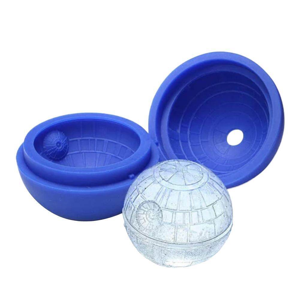 TỰ Sáng Tạo Silicone Cuộc Chiến Tranh Ngôi Sao Chết Bóng Kem Khuôn Khay Hình Cầu Khuôn Mẫu