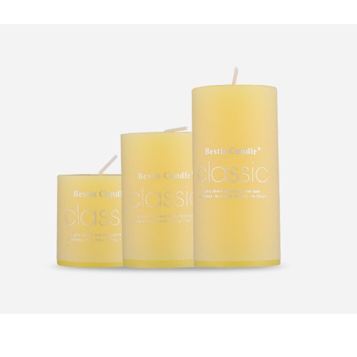 Nến trụ tròn classic NẾN THƠM NHIỀU MÀU nhiều size trang trí tiệc trang trí noel giáng sinh