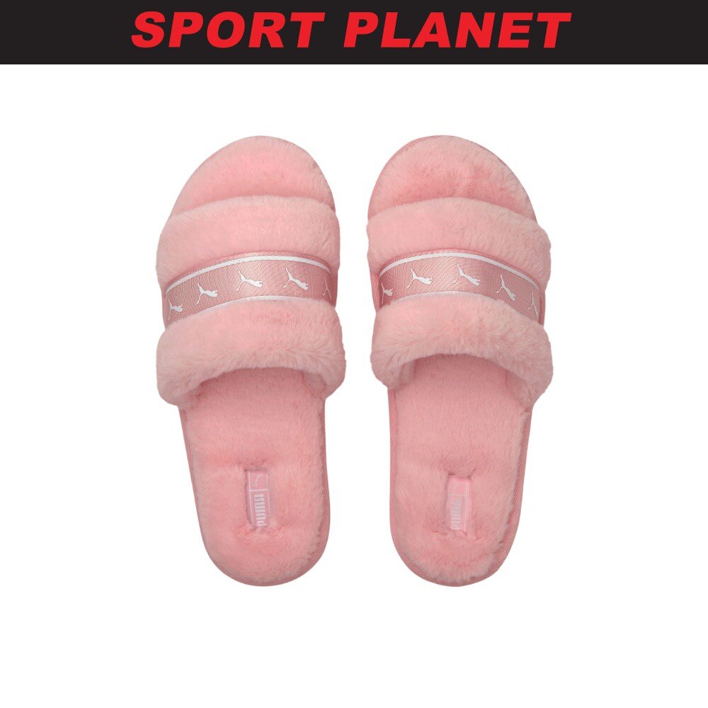 Puma pink hotsell fluffy sandals