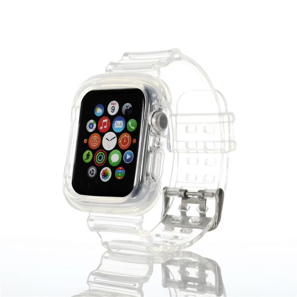 transparent strap apple watch