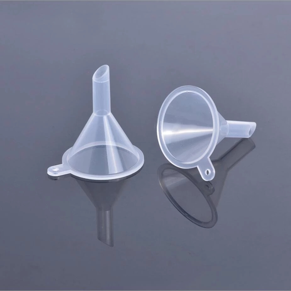 Phễu Nhựa Mini Phụ Kiện Phòng Thí Nghiệm Bình Xịt Nước Hoa Trong Suốt Có Sẵn