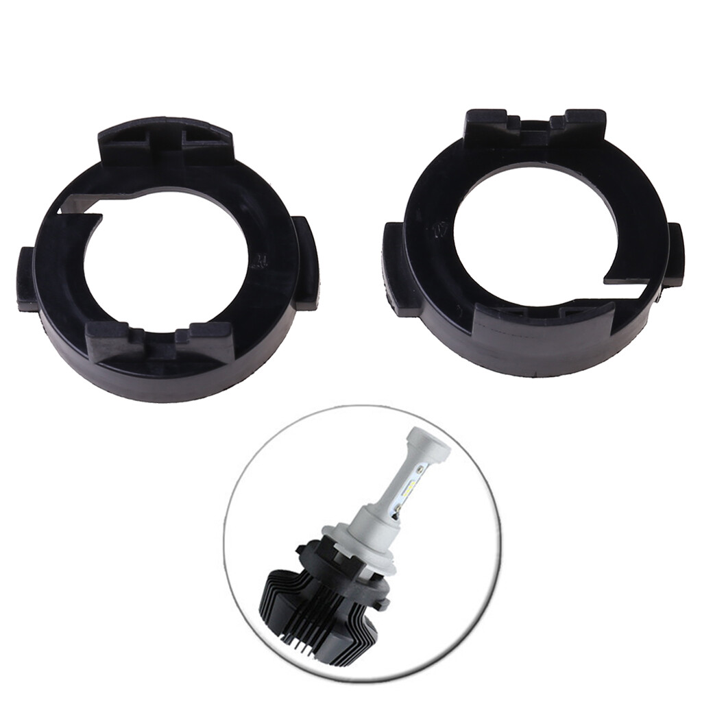 2x H7 LED Headlight Adapter Holder Retainer Socket LED Bulb Base For Kia Forte K