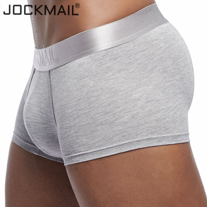 JOCKMAIL New Sexy Men Underwear Boxer Breathable Soft Modal boxershorts Solid men Male Underpants Man Panties Mens Trunks