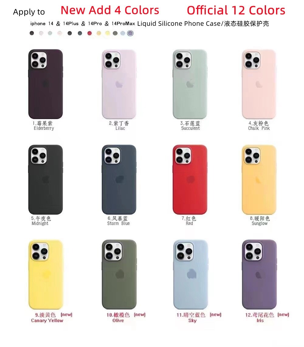 Ốp silicon cho iPhone lỏng 14 Pro Max plus với MagSafe & hoạt hình chính thức cùng vỏ điện thoại bảo vệ chống sốc vỏ