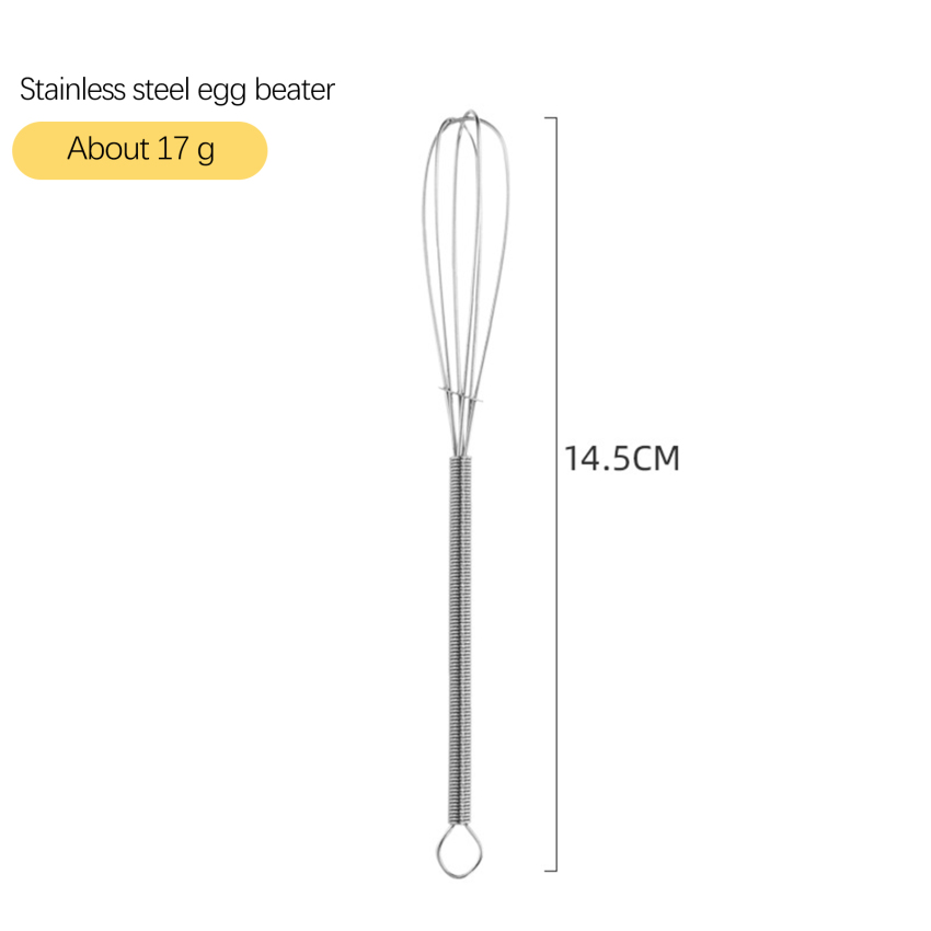 1 Chiếc Máy Đánh Trứng Mõm Nhỏ Sáng Tạo Bằng Thép Không Gỉ Máy Đánh Trứng Thủ Công Máy Đánh Trứng Làm Bánh Kem Sữa Máy Trộn Cà Phê Mõm