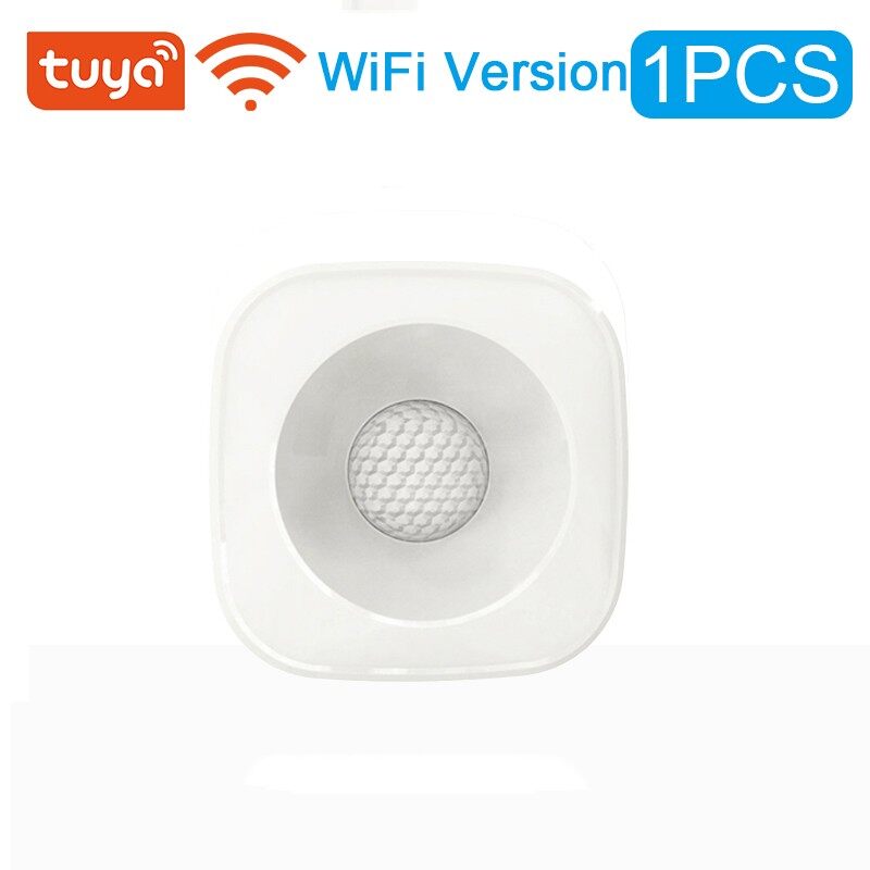 E Life Smart Store Tuya WiFi Movement Motion Sensor PIR Detector Infrared Presence Sensor Human Movement Detector Smart Life APP Home Alarm Security System Detect Human Body No Need Hub Works For Alexa Google Home Assistant