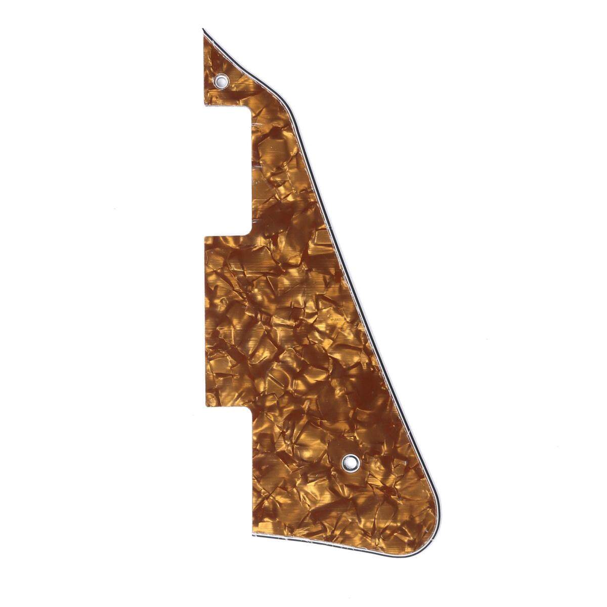 Musiclily Electric Guitar Pickguard for Gibson Les Paul Modern Style สี Bronze Pearl
