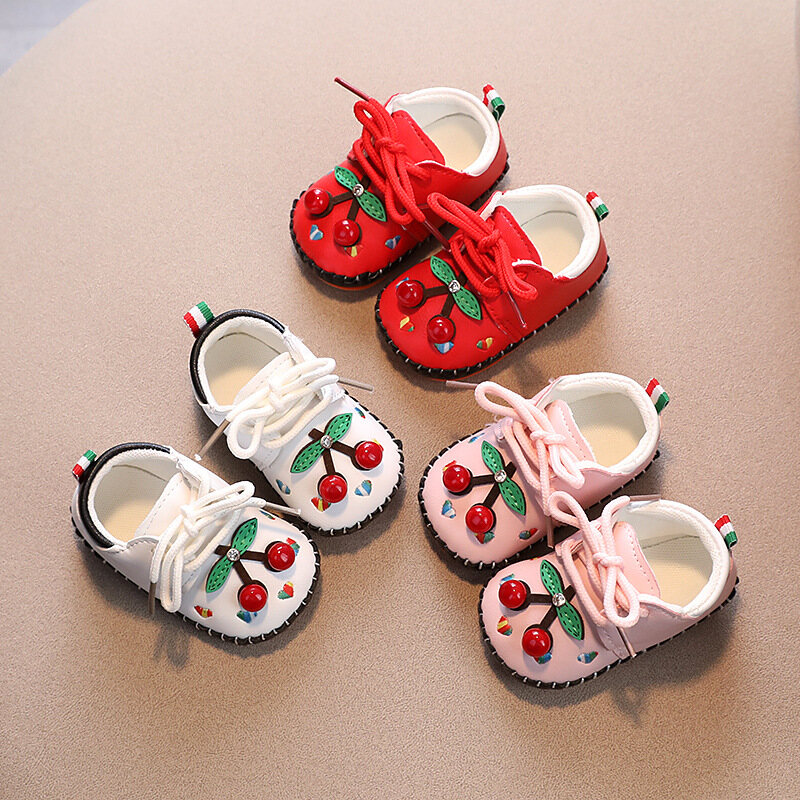 Liily's shop Flats SlipOns baby shoes for girls, soft sole 012 months