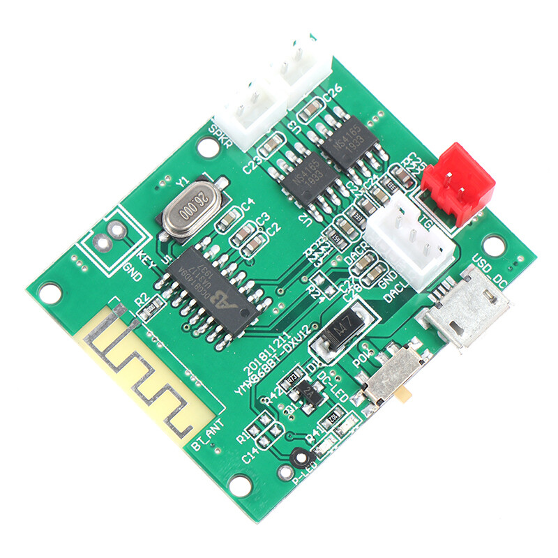 Remai Bluetooth 5.0 Amplifier Board Mini 5W*2 Stereo Power Amp Decoder Audio Module