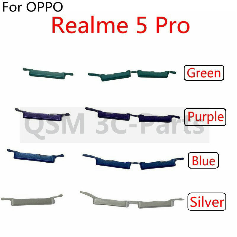 Nút Công Tắc Bật/Tắt Nguồn Cho OPPO Realme 5 Pro Nút Tăng Giảm Âm Lượng Cạnh Phụ Tùng Thay Thế Cáp Dẻo