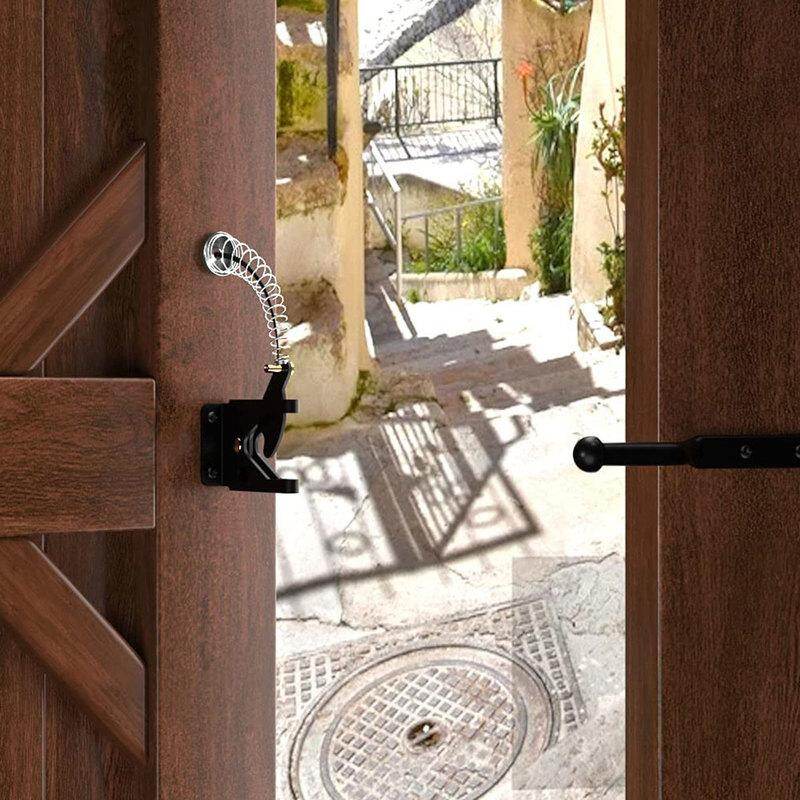 Tự khóa chốt cổng thép carbon bài gắn hàng rào chốt cổng công nghiệp nặng tự động trọng lực đòn bẩy khóa hàng rào chốt tự khóa chốt cổng hàng rào chốt cổng